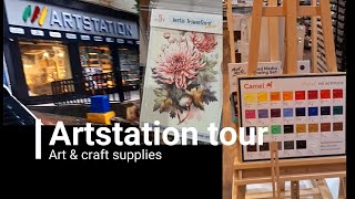 Artstation Tour  Art amp Craft Store Review  Art Stores in Mumbai India Artists amp Crafters Corner [upl. by Erma]