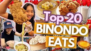 2024 Binondo Food Guide 20 MustTry Eats in 24 Hours w Prices• Manila Chinatown Street Food Trip [upl. by Monie]