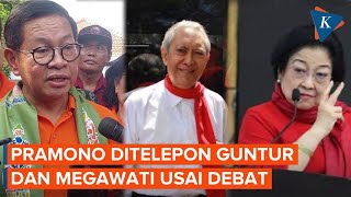 Pramono Ditelepon Guntur Soekarnoputra dan Megawati Usai Debat Perdana Kenapa [upl. by Jerrie]