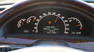 Mercedes S 600 V12 BiTurbo 0200kmh acceleration [upl. by Anidualc]