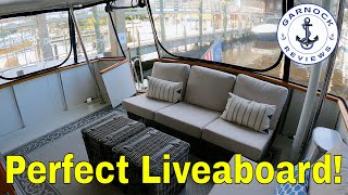 Sold  169000  1990 Californian 45 Motor Yacht  Perfect Great Loop Liveaboard [upl. by Nerot]