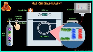 Gas Chromatography  GC Instrumentation  Gas Chromatography Animation  GC [upl. by Mailiw313]