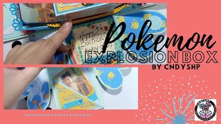 ExplosionSurprise Box Pokemon theme ✨  Cndyshp crafts explosionbox cndyshp surprise [upl. by Ynattir213]