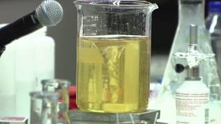 BriggsRauscher Reaction  MIT Chemistry Behind the Magic [upl. by Navoj987]