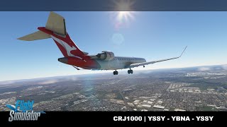 MSFS2020  CRJ1000  YSSYYBNAYSSY [upl. by Honora]