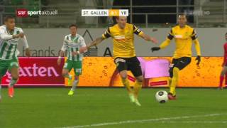 StGallen  Young Boys 23 19032016 [upl. by Hpesoy]