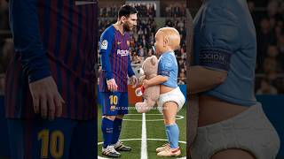 Messi vs Haaland All Versions 👶🏻😂 [upl. by Matronna902]