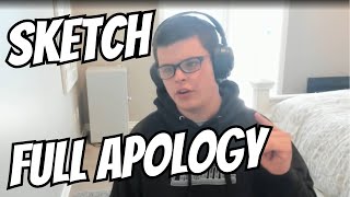 FULL SKETCH APOLOGY VIDEO  REACTION [upl. by Ordnagela]