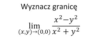 Granica funkcji dwóch zmiennych cz3 [upl. by Etka968]