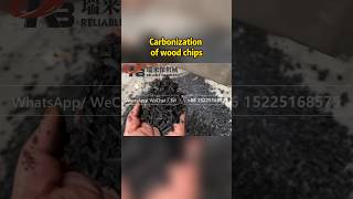 Carbonize wood into charcoal using carbonization furnacecoalcharcoalcarbonization ask for price❤ [upl. by Aivon]