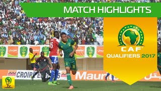 Mauritania vs Gambia  Africa Cup of Nations Qualifiers 2017 [upl. by Nesyt]