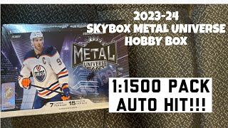 202324 Skybox Metal Universe Hobby Box Break hockeycards skybox upperdeckhockey nhlhockey nhl [upl. by Libyc]