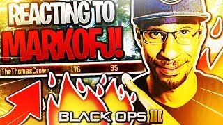 REACTING TO THEMARKOFJ PLAYING TRYHARDS BLACK OPS 3 [upl. by Nauq]