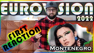 Romanian reacts to Eurovision 2022 Montenegro Vladana  Breathe [upl. by Nosde]