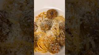 Spaghetti amp Meatballs cooking sauce meatballs shortvideo [upl. by Alane]