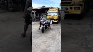 2016 BMW S1000XR cat delete stock exhaust  Philippines [upl. by Jez]