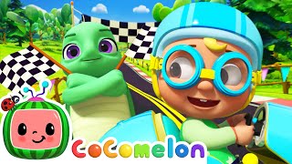 Go Kart Racing Song  CoComelon Animal Time Nursery Rhymes amp Songs for Kids [upl. by Arbua183]