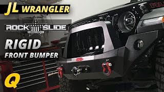 Rock Slide Engineering Rigid Front Bumper for the Jeep Wrangler JL [upl. by Quintessa]