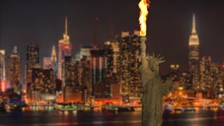 Statue Of Liberty Torch Fire Simulation [upl. by Nyloj]