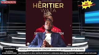 HÉRITIER WATA CONCERT FRANCE PARIS [upl. by Irik853]