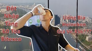 HEINEKEN BITEXCO  Cách Lên Tầng 60 Tòa Tháp Bitexco Uống Bia Heineken Chỉ Với 45k [upl. by Riana]