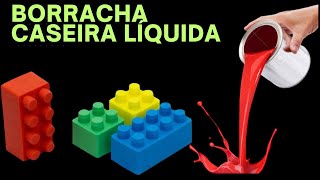 🔥BORRACHA LÍQUIDA CASEIRAServe até para MOLDES😱faça com suas próprias mãos‼️ [upl. by Citron]