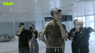 TAEYONG ‘TAP’ Dance Practice Behind the Scene [upl. by Lerret996]