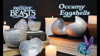 Occamy Eggshells  DIY Movie Prop  DIY Silver Occamy Eggs  Fantastic Beasts and Where to Find Them [upl. by Kiele]