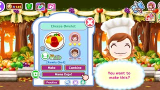 How To Make Cheese Omelet Cooking Mama Game I made It Perfectly [upl. by Bazar721]