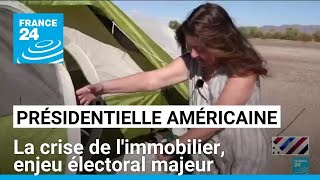 Présidentielle américaine  la crise de limmobilier enjeu électoral majeur • FRANCE 24 [upl. by Klepac689]