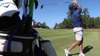 Houston native Long Drive pro Glenn Wilson Jr plays at Bluejack National [upl. by Aliban957]