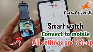 how to connect fastrack watch to phonefastrack smart watch mobile connect [upl. by Rolyks]