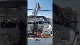 Hırvatistan Biograd Kornati Marina da kızımızı çıkışa hazırlıyoruz ⛵️⚓️🛟😍 sailing catamaran [upl. by Johnna]