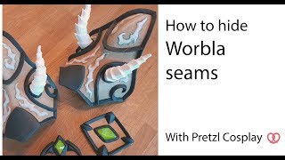 How to hide or cover Worbla seams  Cosplay tutorial [upl. by Cyndia]