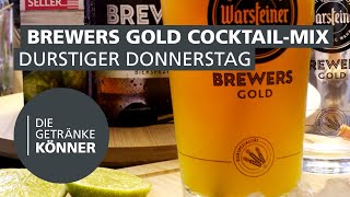 WARSTEINER Brewers Gold CocktailMix  DIE GETRÄNKEKÖNNER [upl. by Kiehl]