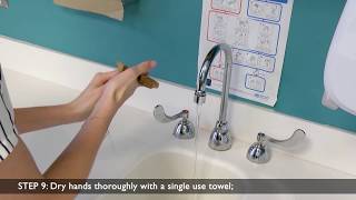 Handwashing Steps Using the WHO Technique [upl. by Cordelie]