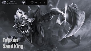 Topson Sand King  Dota 2 Pro Dark Side Topson Bad Game 5 4K [upl. by Brandon895]