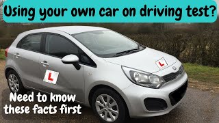 DRIVING TEST IN YOUR OWN CAR [upl. by Galan]