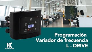 Programación variador de frecuencia LDrive [upl. by Gerti59]