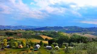 Kleine camping Agriturismo villa bussola Le Marche Italie [upl. by Uol]