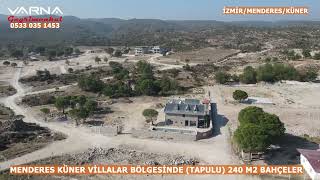 MENDERES KÜNER VİLLALAR BÖLGESİNDE TAPULU 240 M2 BAHÇELER [upl. by Eislek10]