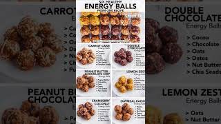 Protein balls 🌰🍪🍓🍫✨ gym proteinballs [upl. by Tildi]