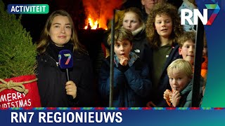 Kerstboomverbranding met prijzen in Mook  RN7 REGIONIEUWS [upl. by Severn]