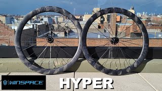 WINSPACE HYPER 50mm Disc Brake Wheelset  PART ONE  First Impressions Spec and Info [upl. by Connie454]