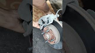 CAR KA BRAKE PAD REPLACE youtubeshorts mechancial carpart mechanic [upl. by Grous]