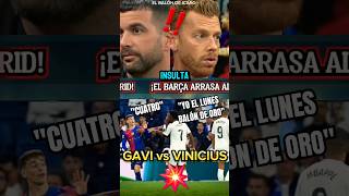 💥PIQUE ENTRE VINICIUS Y GAVI QUE HIZO PRESUMIR DE BALÓN DE ORO AL BRASILEÑO EN EL 04 elclasico [upl. by Llarret886]