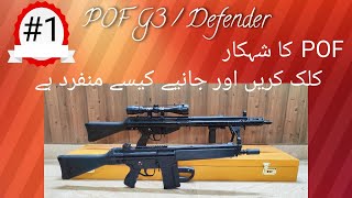 Weaponology POF G3S  Defender 308 Review  Comparison with G3  308 Sporter pof hk guns [upl. by Nannarb]