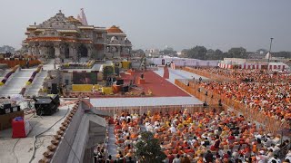 HinduTempel auf Ruinen einer Moschee eingeweiht [upl. by Enywad981]