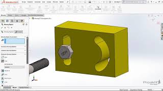 SolidWorks Montaj 129 Yuva İlişkisi [upl. by Llednik230]