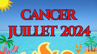 CANCER ♋JUILLET 2024  WOUHAOUUU LA PASSION PROFESSIONNELLE ET LAMOUR SONT AU RENDEZVOUS 💖💖 [upl. by Kaye]